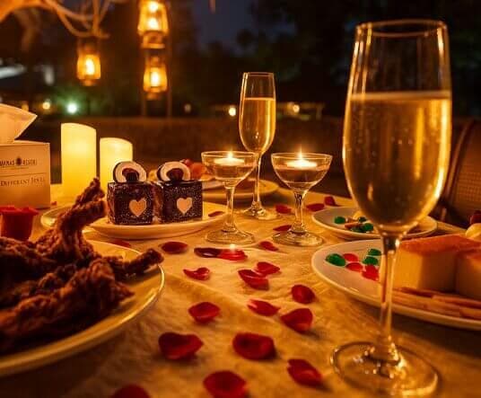 Evening poolside ambience at Flamingo Bar, Manas Resort Igatpuri