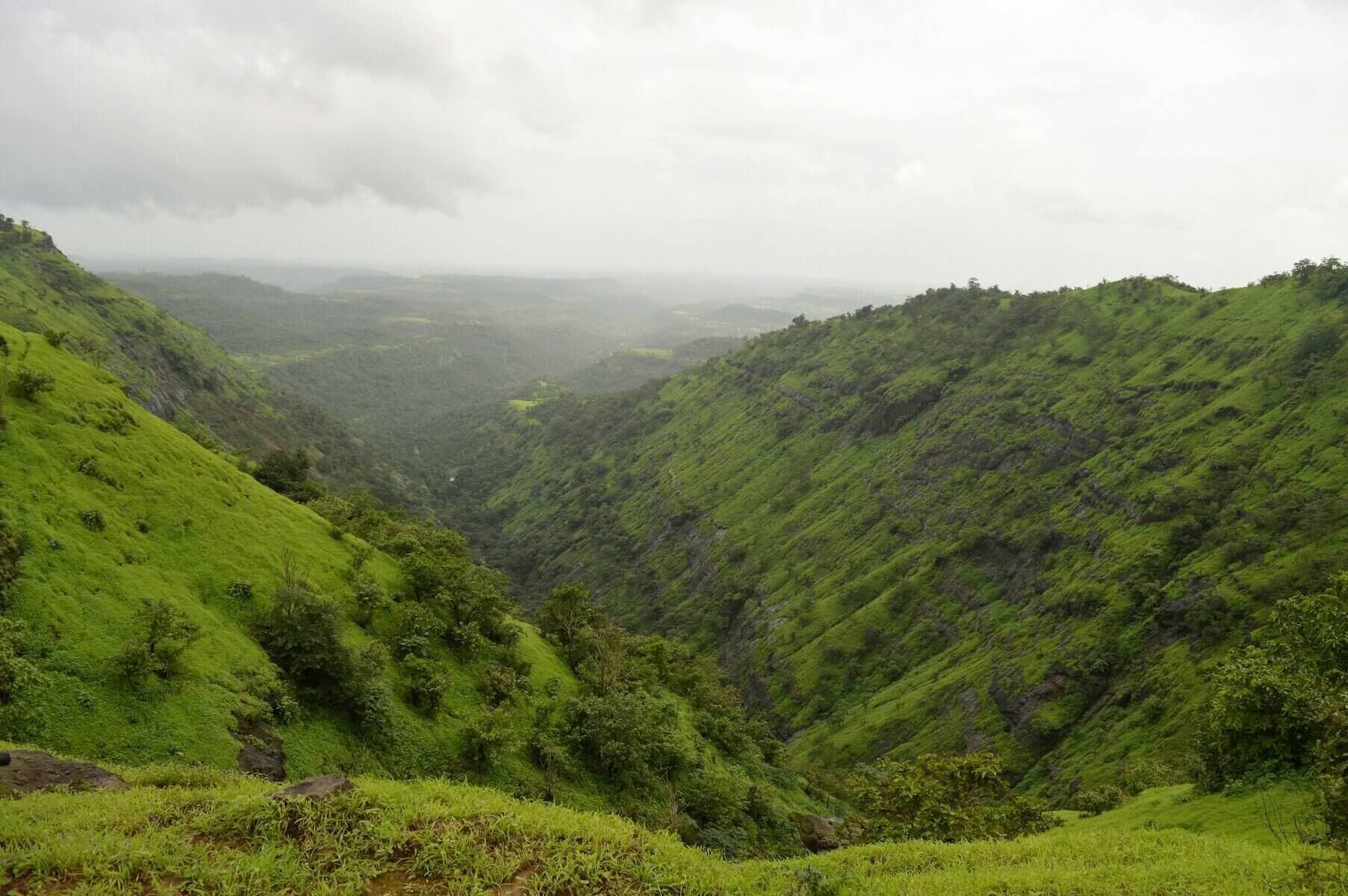 Rolling hills and layered valleys