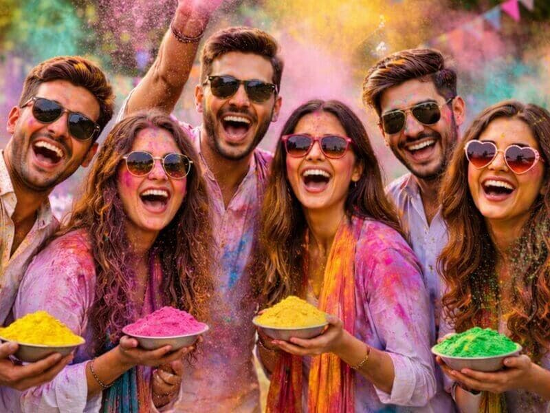 Holi Festival - Colorful powder celebration